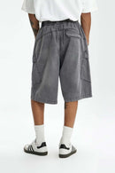 Heavyweight Washed Cargo Shorts - Dark Gray