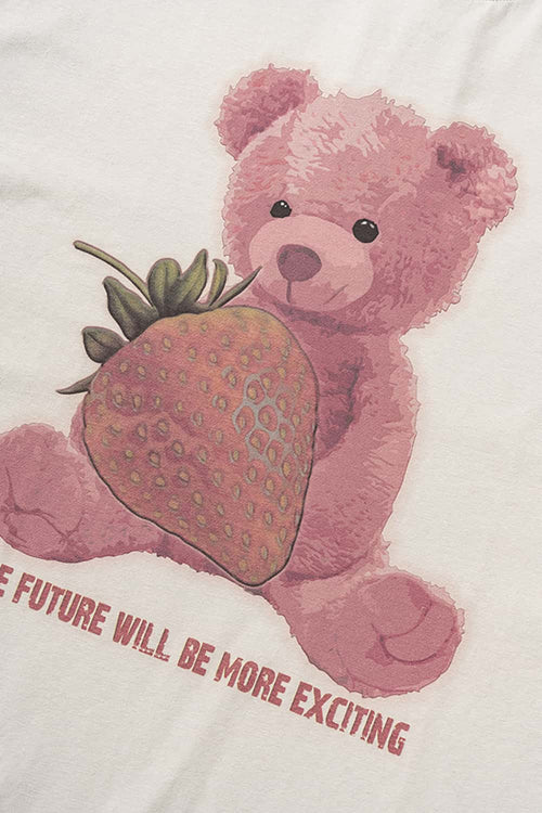 Relaxed Fit Cooling Graphic Tee - Sandy Apricot