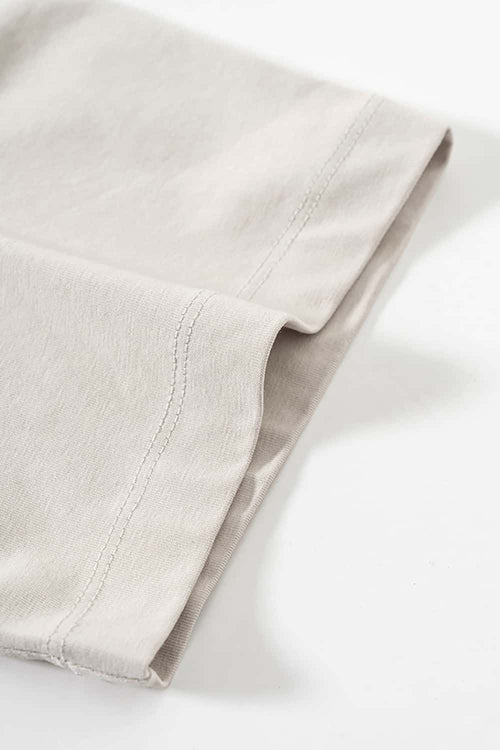 Relaxed Fit Cooling Graphic Tee - Sandy Apricot