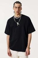 Essential Relaxed Fit Cotton Tee - Black