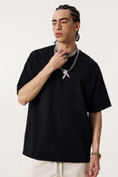 Essential Relaxed Fit Cotton Tee - Black