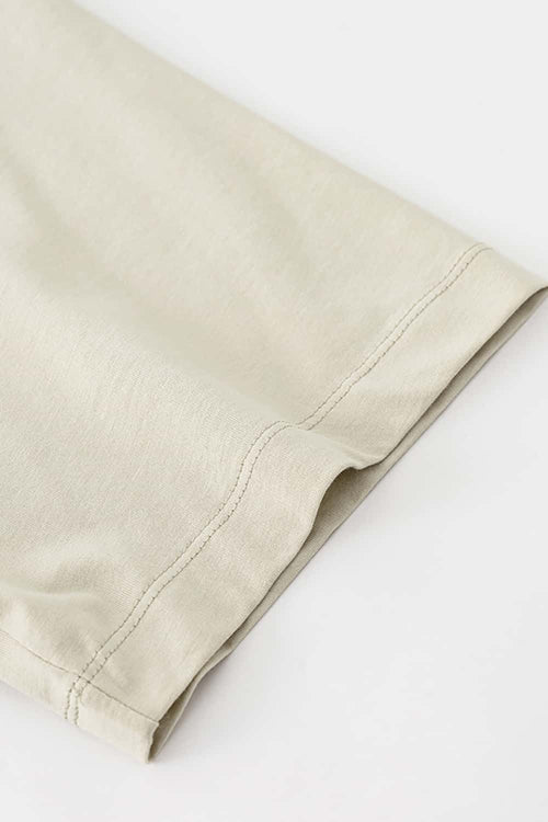 Essential Relaxed Fit Cotton Tee - Wheaten