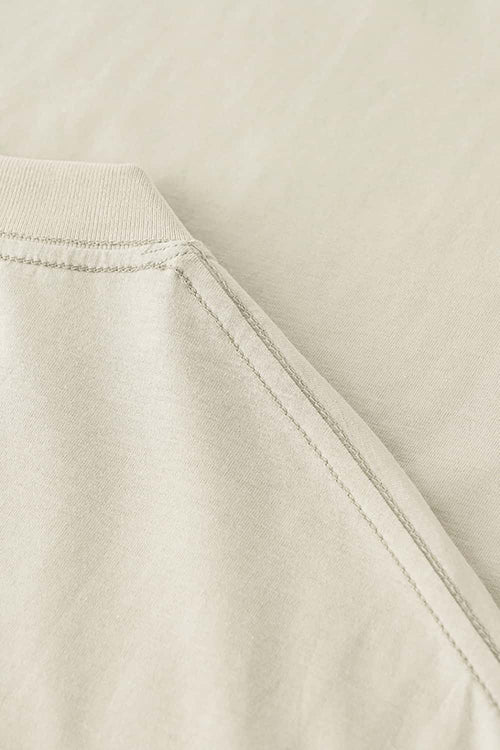 Essential Relaxed Fit Cotton Tee - Wheaten