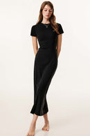 Tailored Slit Midi Dress - Fried Snowflakes