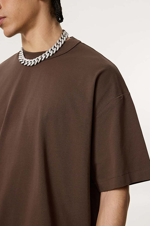 Essential Cooling Short-Sleeve Tee - Coffee