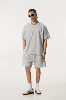 Essential Cooling Short-Sleeve Tee - Flower Gray