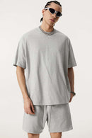 Essential Cooling Short-Sleeve Tee - Flower Gray