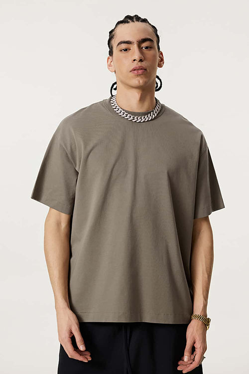 Essential Cooling Short-Sleeve Tee - Gray Camel