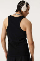 Men's Loose-Fit Active Muscle Tank - Black