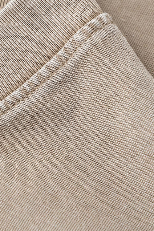 Wax-Dyed Vintage Short Sleeve Tee - Vintage Khaki