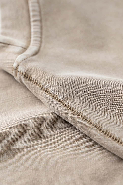 Wax-Dyed Vintage Short Sleeve Tee - Vintage Khaki