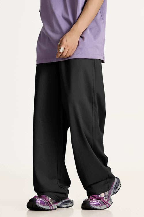 Essential Relaxed Fit Track Pant - Metallic Black