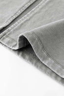 Women's High-Waisted A-Line Maxi Skirt - Medium Gray