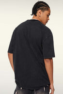 Distressed Heavyweight Graphic Tee - Fried Snowflakes