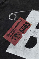 Distressed Heavyweight Graphic Tee - Fried Snowflakes