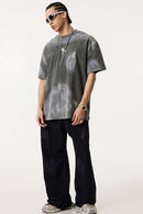 Vintage Washed Loose Tee - Dark Gray