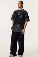 Vintage Washed Loose Tee - Fried Snowflakes