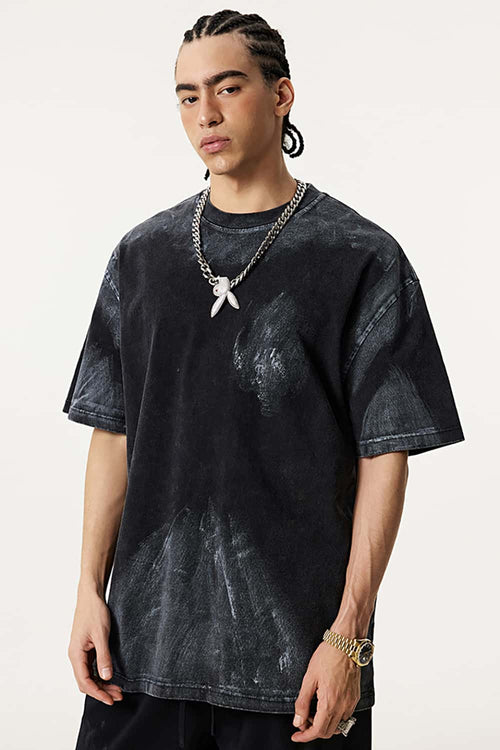 Vintage Washed Loose Tee - Fried Snowflakes