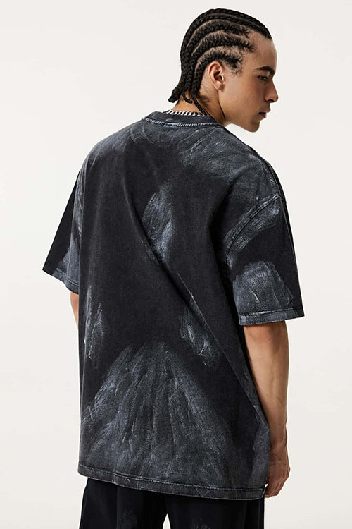 Vintage Washed Loose Tee - Fried Snowflakes