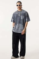 Vintage Washed Loose Tee - Royal Blue