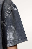 Vintage Washed Loose Tee - Royal Blue