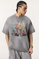 Distressed Art Fade Tee - Vintage Medium Gray