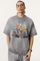 Distressed Art Fade Tee - Vintage Medium Gray