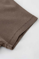 Essential Crewneck Slim-Fit Tee - Coffee