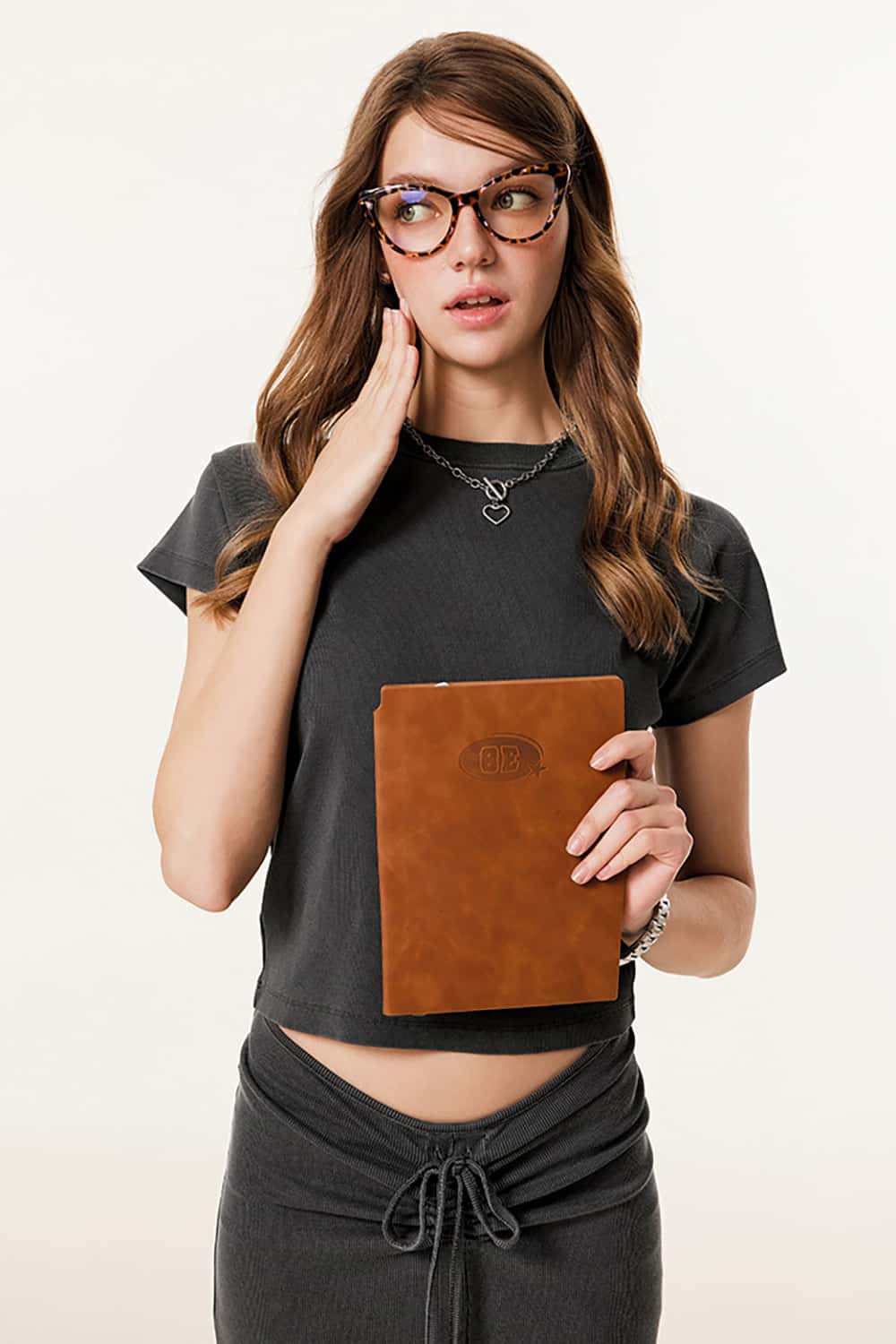 Slim-Fit Round Neck T-Shirt - Lightweight Short Sleeve Top