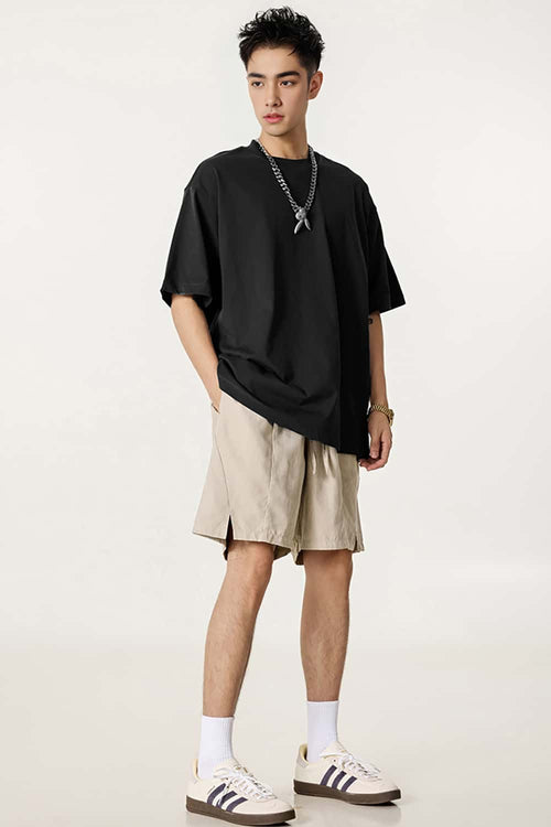 Classic Heavyweight Structured Tee - Black