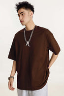 Classic Heavyweight Structured Tee - Brown