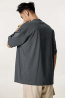 Classic Heavyweight Structured Tee - Charcoal
