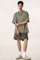 Classic Heavyweight Structured Tee - Gray