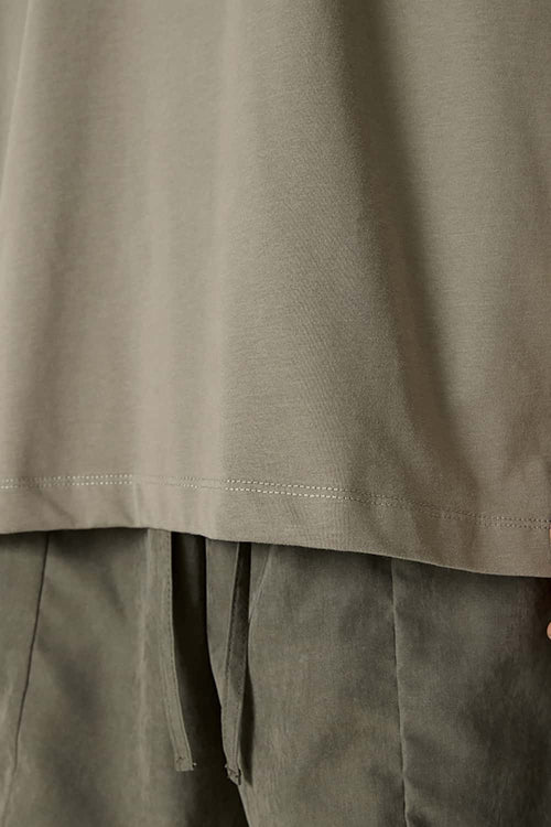 Classic Heavyweight Structured Tee - Gray