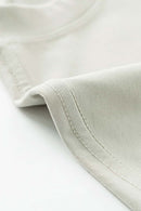 Classic Heavyweight Structured Tee - Milky Apricot
