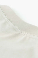 Classic Heavyweight Structured Tee - Milky Apricot