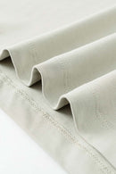 Classic Heavyweight Structured Tee - Milky Apricot