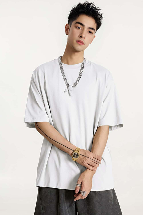 Classic Heavyweight Structured Tee - White