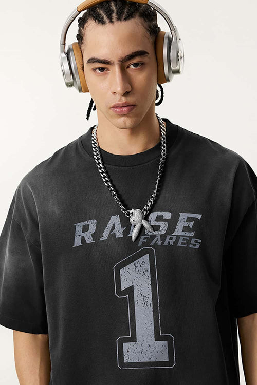 Heavyweight Vintage Graphic Tee - Vintage Black