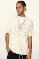 Washed Angel Graphic Tee - Apricot