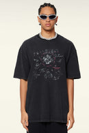 Washed Angel Graphic Tee - Fried Snowflakes
