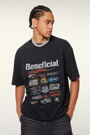 Washed Graphic Pocket Tee - Fried Snowflakes