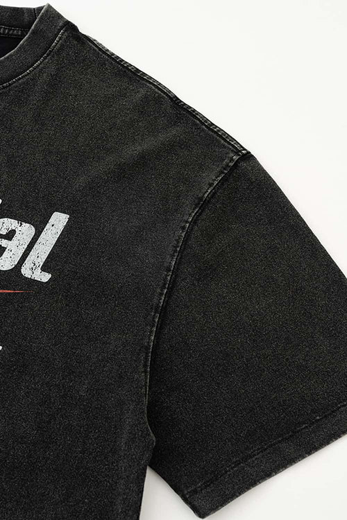 Washed Graphic Pocket Tee - Fried Snowflakes