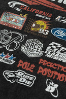 Washed Graphic Pocket Tee - Fried Snowflakes