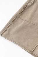 Wax-Dyed Spliced Cargo Shorts - Vintage Khaki