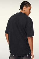 White Ink Heavyweight Graphic Tee - Fried Snowflakes