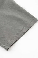 White Ink Heavyweight Graphic Tee - Medium Gray