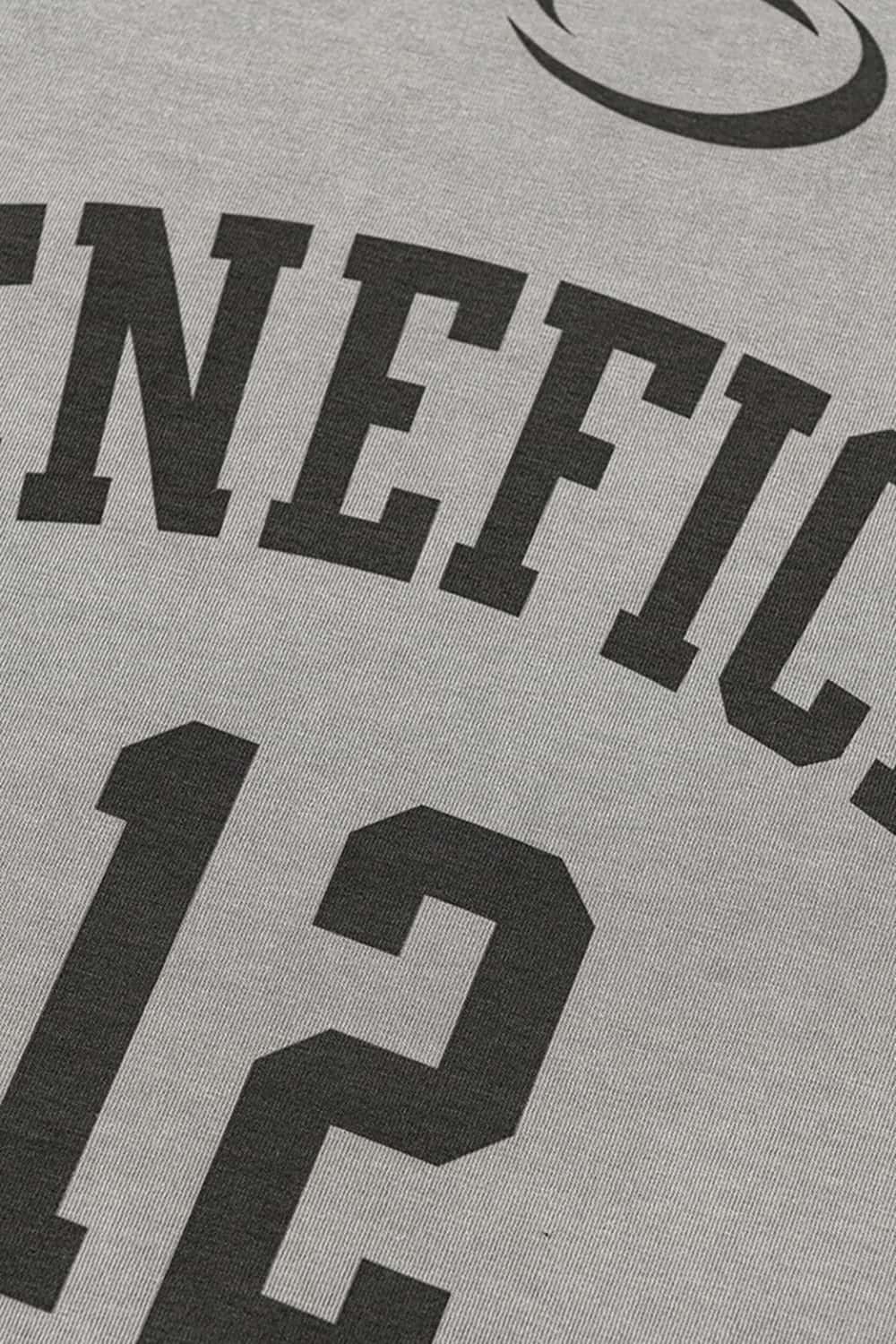 High Street Loose-Fit Letter Print Short Sleeve T-Shirt