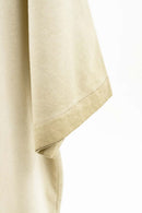 Heavyweight Vintage Washed Reverse Cotton Tee - Washed Khaki