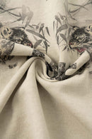 Premium Graphic Boxy Tee - Gray Apricot